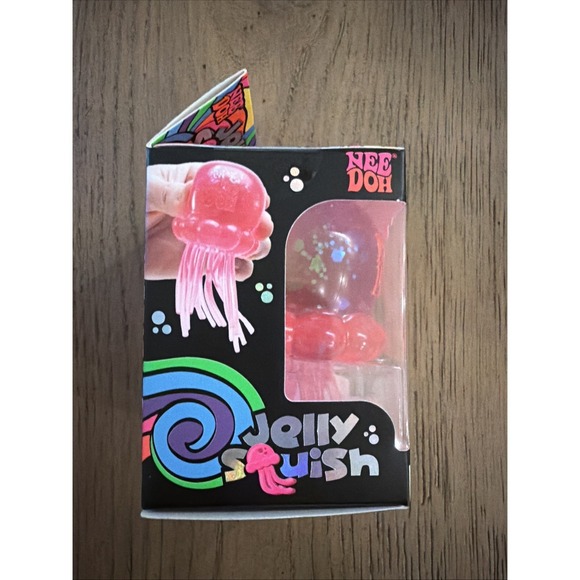 PINK NeeDoh JELLY SQUISH Sparkle Jellyfish Stress Toy Squishy AUTHENTIC NEE DOH - Picture 4 of 6